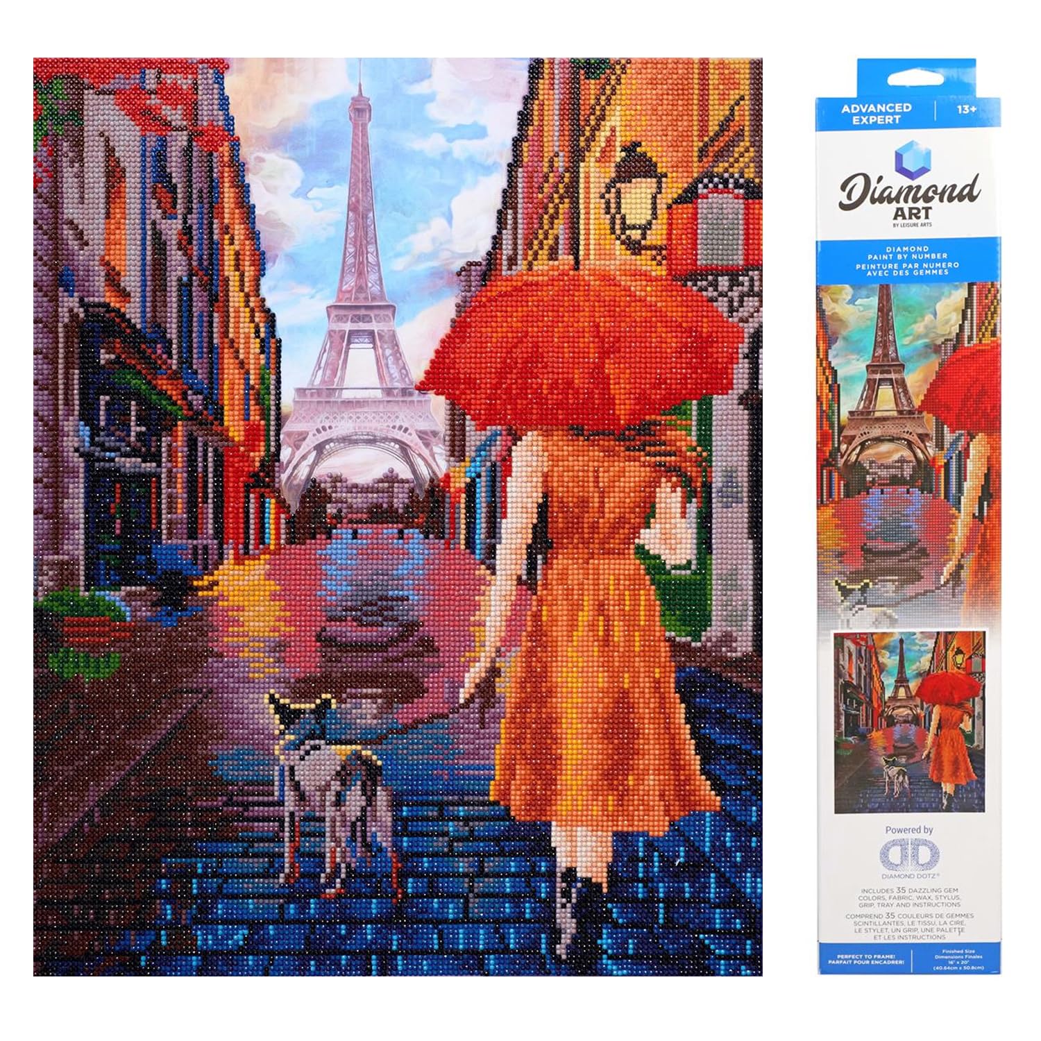 Amazon | Leisure Arts ダイヤモンドアートキット 16 x 20 TWR